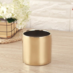 Ceramic gold plating vase