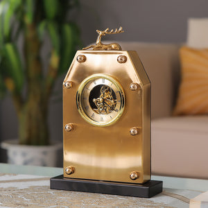 European-Style Clocks,Ornaments, Desk Clocks, Living Room Large, Old Desktop Retro Clocks, Clocks, American Silent Pendulum Clocks, Desk Clocks