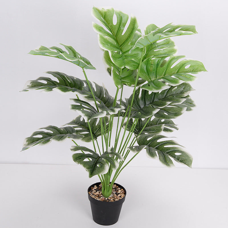 Artificial Flower Green Plant Monstera Plant Flower Indoor