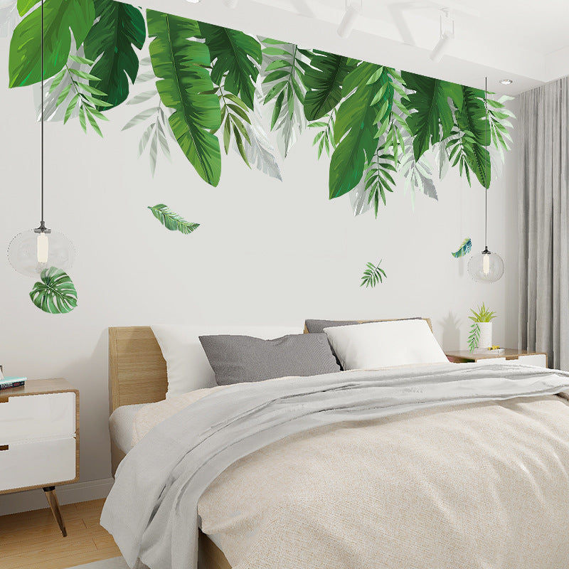 Wall Stickers Nordic  Green Plants Ins Wind