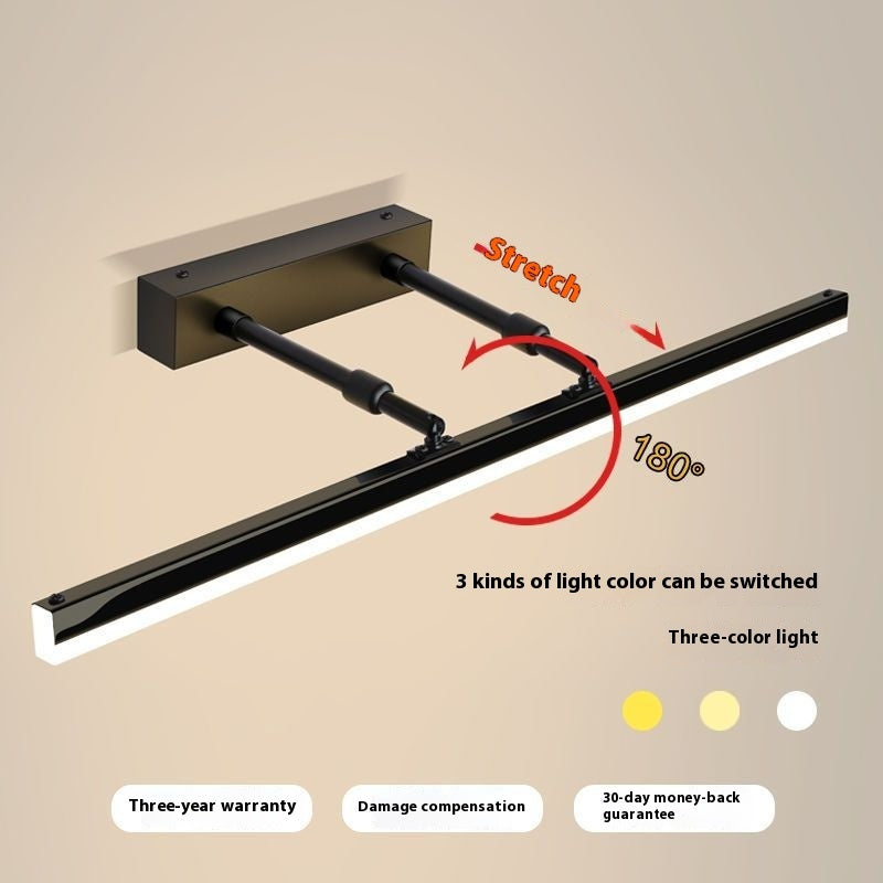 Bathroom Hole-free Bathroom Telescopic Mirror Cabinet Light