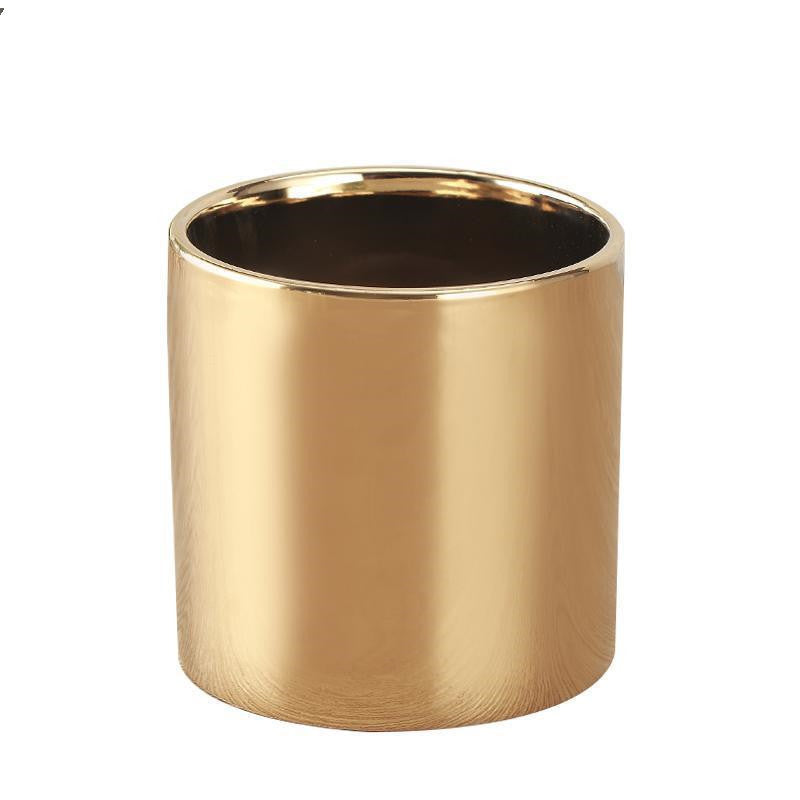 Ceramic gold plating vase