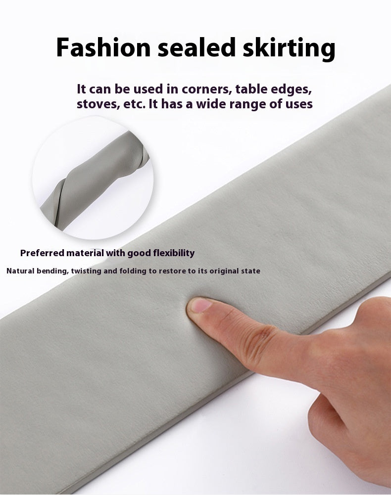 Wallpaper Self-adhesive Waterproof Wall Circumference Baseboard Bumper Strip