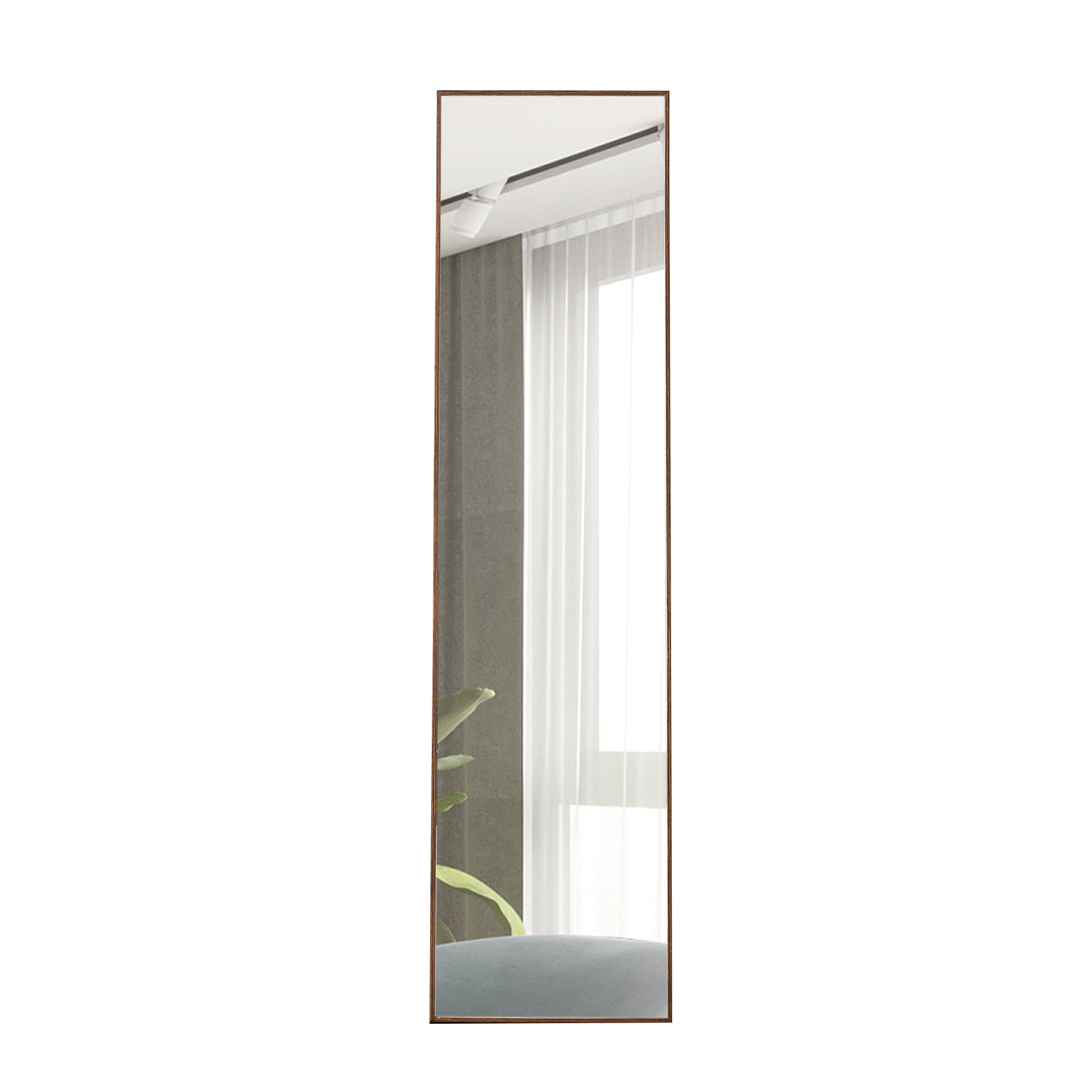 The Fourth-generation Packaging Upgrades Brown Solid Wood Frame Full-length Mirrors, Vanity Mirrors, Decorative Mirrors, And Floor-to-ceiling Mirrors Unavailable Platforms- AliExpress