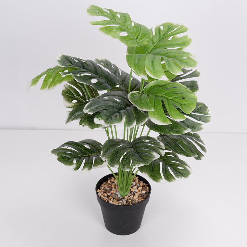 Artificial Flower Green Plant Monstera Plant Flower Indoor