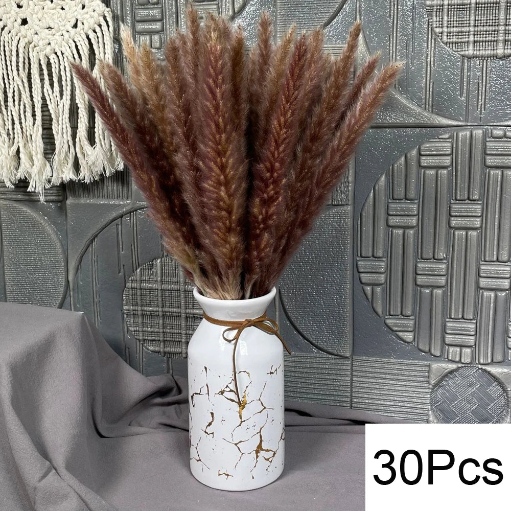 Dried Pampas Grass Decoration, Dry Flowers Bouquet Set for Living Room,Vase Arrangement,Wedding Bouquet Floral Home Decor