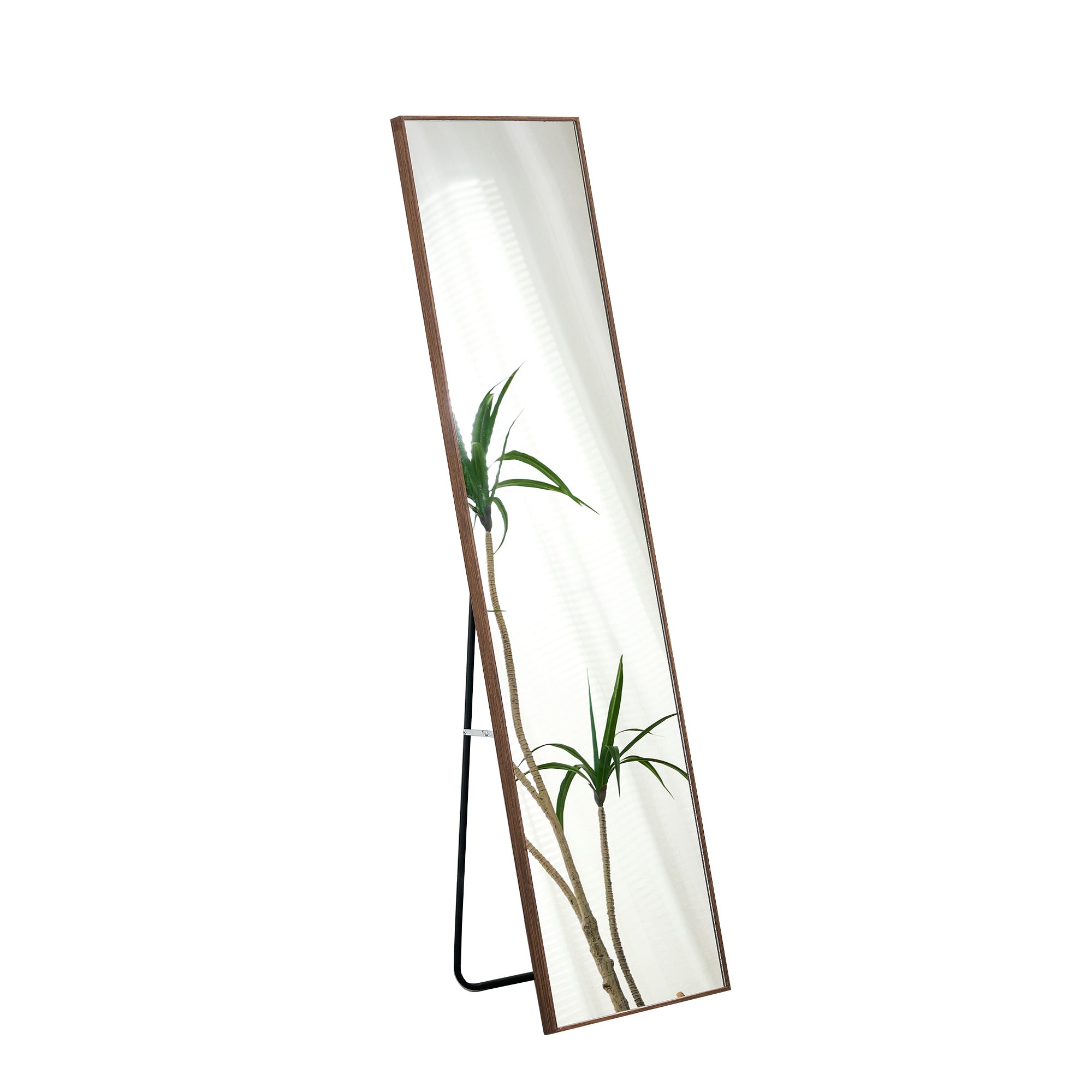 The Fourth-generation Packaging Upgrades Brown Solid Wood Frame Full-length Mirrors, Vanity Mirrors, Decorative Mirrors, And Floor-to-ceiling Mirrors Unavailable Platforms- AliExpress