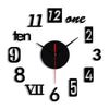 Creative English Numbers Living Room Background Decoration Wall Stickers Clocks