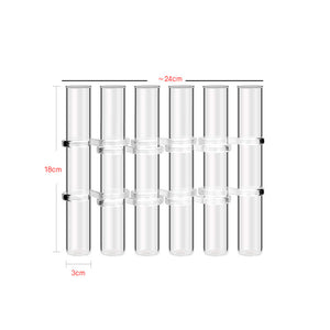 Test Tube Clear Glass Vase For Plant Bottle Flower Pot Hydroponic Container Decor Wedding Party Floral Hinged Flower Vases Home Decor