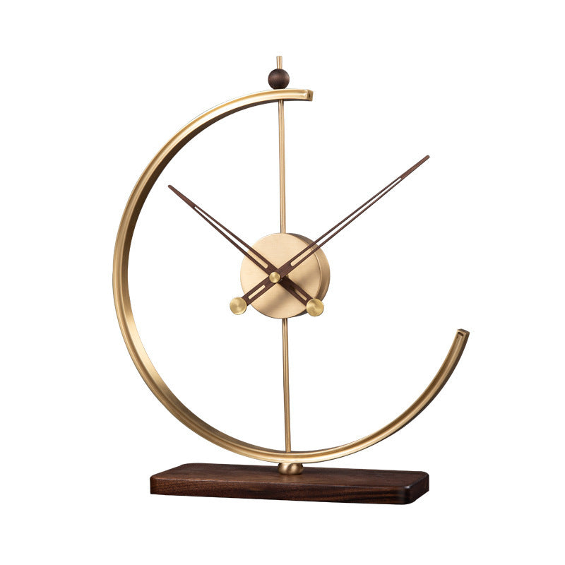 Light Luxury Modern Minimalist Desktop Clock Home